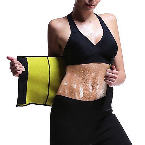 

Sweat Waist Trimmer Sauna Belt Sports Neoprene Yoga Gym Workout Exercise & Fitness Adjustable Weight Loss Tummy Fat Burner Hot Sweat For Men Women / Adults'
