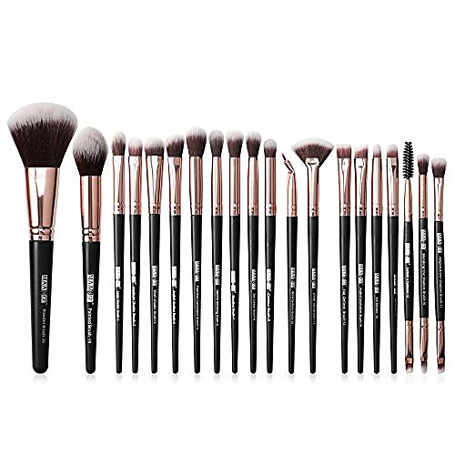 

makeup brushes set 22pcs, premium cosmetic foundation eye brushes eyeshadow lip blending makeup tool