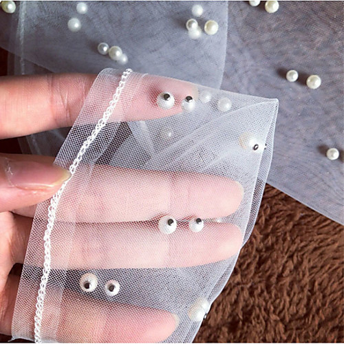 

Breathable Mesh Opera Length Glove Gloves With Beading