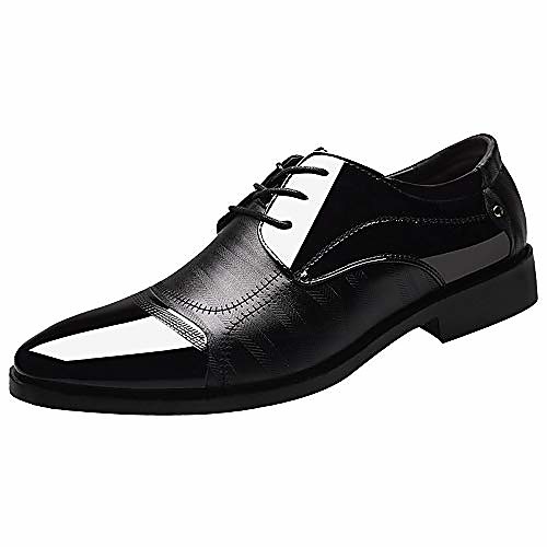 

mens slip on loafer cap toe oxford leather lace up classic comfortable modern formal business dress shoes
