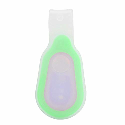 

running safety light silicone gel night cycling running backpack safety warning led flash light lamp for running backpack clothing(green)