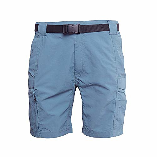 

men's hiking cargo shorts with belt ideal for inclement weather (xx-large, alpha blue)