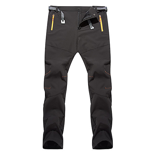 

Men's Water-Resistant Windproof Softshell Fleece Lined Trousers Outdoor Climbing Camping Hiking Sport Pants