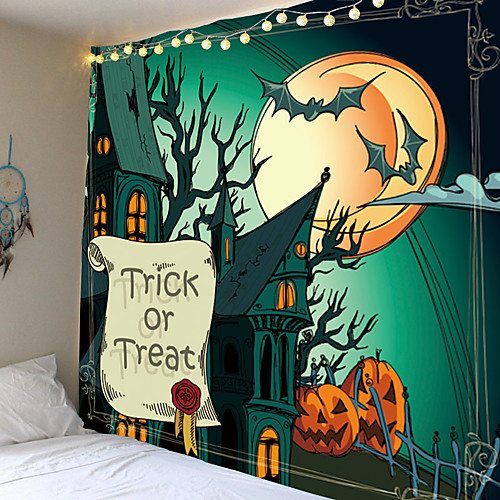 

Classic Theme / Halloween Wall Decor 100% Polyester Classic / Psychedelic Wall Art, 150100 cm Decoration