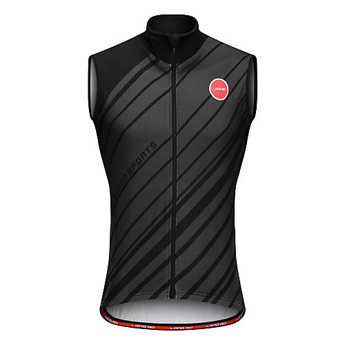 

Men's Women's Sleeveless Cycling Vest Black Bike Fleece Lining Sports Clothing Apparel