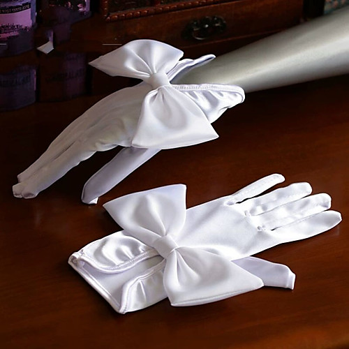 

Elastane Suit Length Glove Simple / Gloves With Splicing