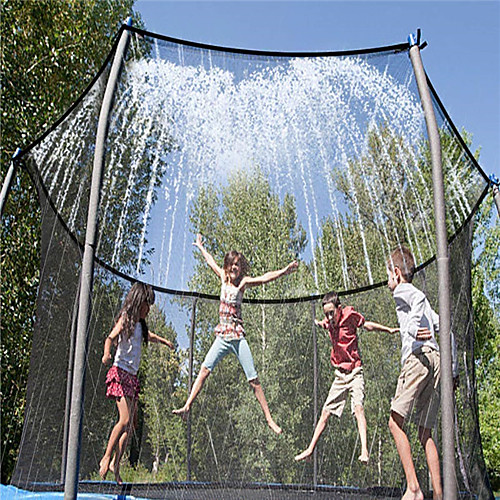 

Trampoline Sprinkler Trampoline Spray Sprinkler Game Toys Water Toys Trampoline Accessories Sports & Outdoors Funny Summer Spring & Summer Outdoor Water Park Boys and Girls Kid's Adults