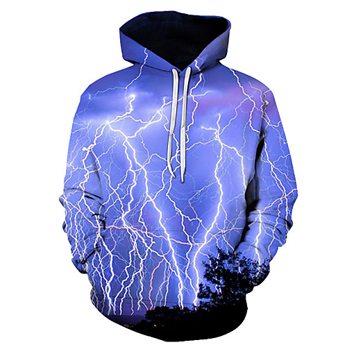 

Men's Plus Size Club Pullover Hoodie Sweatshirt Graphic Hooded Party Casual Hoodies Sweatshirts Long Sleeve Light Blue