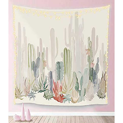 

floral plants tapestry, black & white wild flowers herbs tapestry wall hanging nature scenery tapestries art print mural for bedroom living room dorm home décor 59.1 x 51.2 inches
