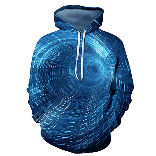 

Men's Pullover Hoodie Sweatshirt Graphic Hooded Daily Casual Basic Hoodies Sweatshirts Long Sleeve Blue