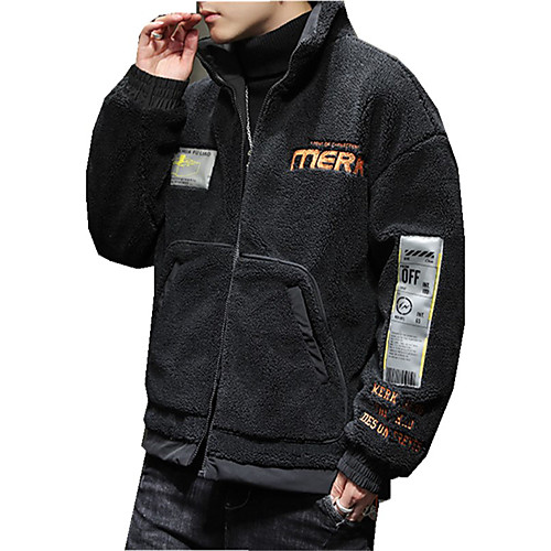 

Men's Hiking Fleece Jacket Winter Outdoor Thermal Warm Windproof Breathable Soft Jacket Winter Jacket Top Camping / Hiking Hunting Ski / Snowboard Black Blue Coffee