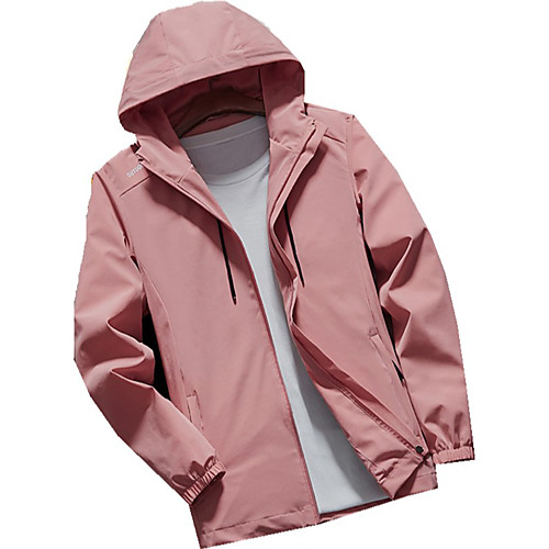 

Women's Windbreaker Hiking Jacket Outdoor Thermal Warm Windproof Breathable Soft Jacket Top Camping / Hiking Hunting Climbing Black Pink Rose Red