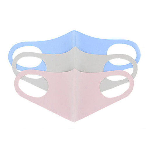 

10 Pcs Masks for Children Sunscreen Breathable and Washable Face Mask Light Weight Unisex Dust-proof Face Cover Reusable