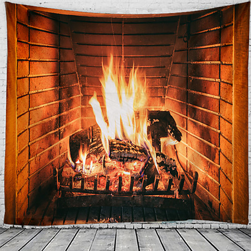

Christmas Wall Tapestry Art Decor Blanket Curtain Picnic Tablecloth Hanging Home Bedroom Living Room Dorm Decoration Polyester Fireplace