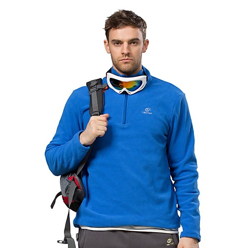 

Women's Hiking Fleece Jacket Outdoor Solid Color Thermal Warm Windproof Fleece Lining Breathable Jacket Top Fleece Fishing Climbing Camping / Hiking / Caving Dark Grey Black Yellow Blue Orange