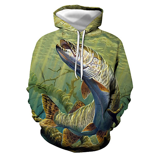 

Men's Pullover Hoodie Sweatshirt Graphic Animal Hooded Daily Going out 3D Print Basic Casual Hoodies Sweatshirts Long Sleeve Rainbow