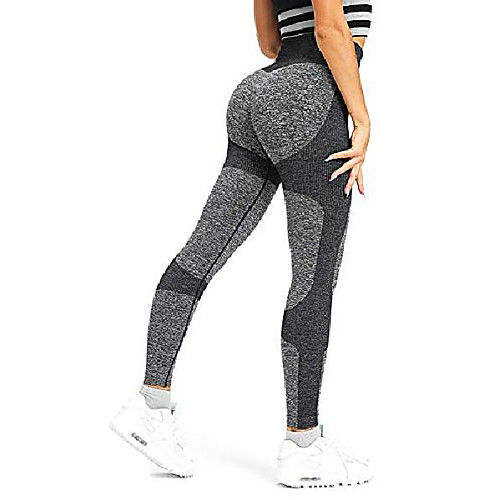 

women's high waist ombre vital seamless leggings booty butt lifting workout leggings tummy control yoga pants gym tights black