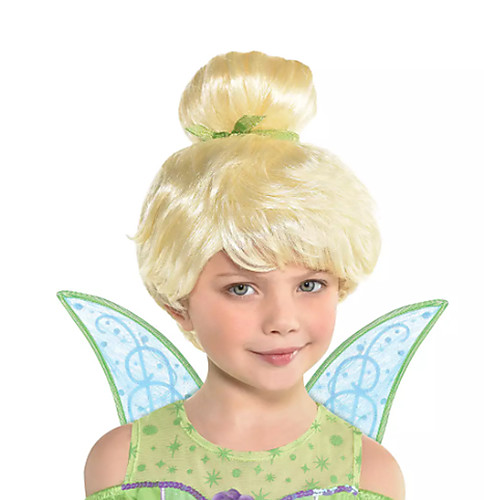 

Cosplay Wig Tinker Bell Loose Curl Asymmetrical Wig Short Blonde Synthetic Hair Women's Anime Cosplay Exquisite Blonde