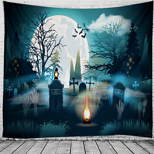 

Classic Theme / Halloween Wall Decor 100% Polyester Classic / Psychedelic Wall Art, 150100 cm Decoration