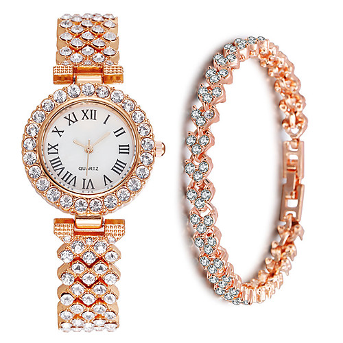 

Women's Steel Band Watches Analog Quartz Modern Style Stylish Elegant Chronograph Cute Creative