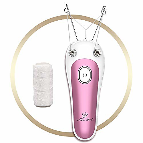 

electric hair remover-cotton thread epilator shaver facial hair trimmer pull faces device removes hair for face lip body chin legs