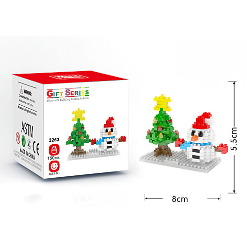 

Building Blocks LOZ Blocks Christmas Floral Theme Holiday compatible Legoing Non Toxic DIY Christmas Toy Gift / Kid's