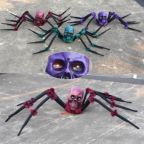 

Halloween Party Toys Halloween Spider Plush Spider Prank Joking Props Ghost Head Simulation Party Favors Plastic Kid's Adults Trick or Treat Halloween Party Favors Supplies