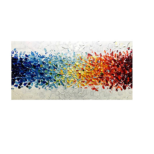 

Oil Painting Hand Painted Horizontal Panoramic Abstract Still Life Modern Rolled Canvas (No Frame)