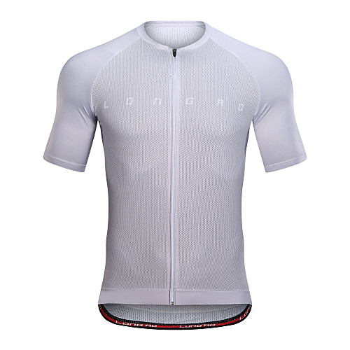 

Men's Short Sleeve Downhill Jersey White Blue Grey Bike Jersey Top Mountain Bike MTB Road Bike Cycling Sports Clothing Apparel