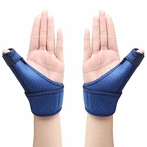 

trigger thumb brace - thumb spica splint - thumb spica stabilizer for pain, sprains, arthritis,tendonitis (right hand or left hand)