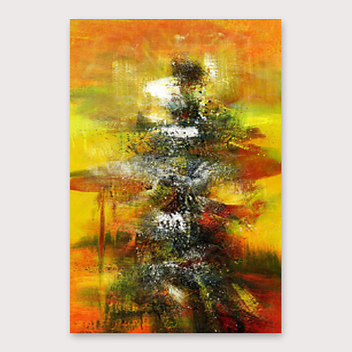 

Oil Painting Hand Painted Vertical Abstract Landscape Modern Stretched Canvas