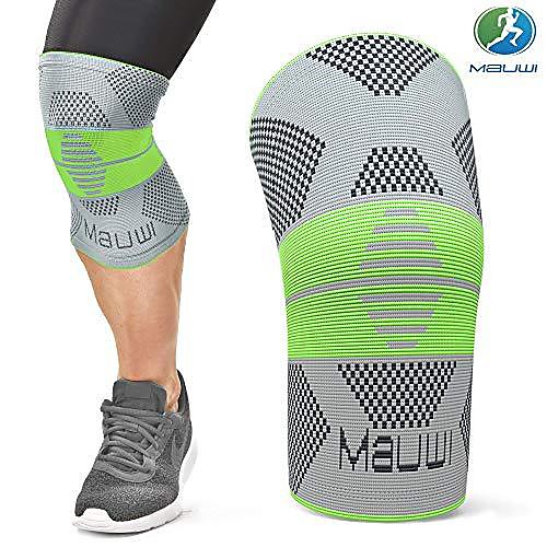 

knee brace - knee support for men & women - knee compression sleeve for running, basketball, weightlifting, workout, crossfit - knee stabilizer brace for meniscus tear, arthritis, size s