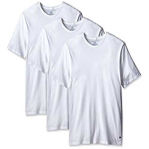 

mens 3-pack classic crew neck tee (medium, white)