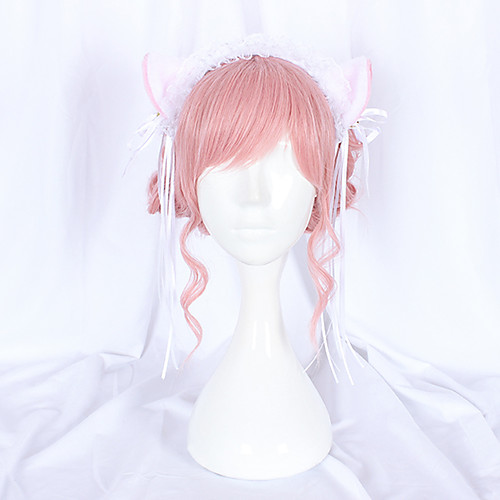 

No Blushing Pink Sweet Lolita Ōji Lolita (Boystyle) Lolita Lolita Wig 40 inch Cosplay Wigs Fashion Wig Halloween Wigs