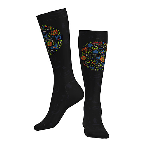 

Compression Socks Long Socks Over the Calf Socks Athletic Sports Socks Cycling Socks Women's Men's Bike / Cycling Breathable Soft Comfortable 1 Pair Novelty Cotton Black S M L / Stretchy