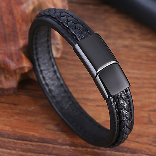 

Personalized Customized Bracelet Titanium Steel Gift Daily Festival 1pcs Black Gold Silver / Laser Engraving