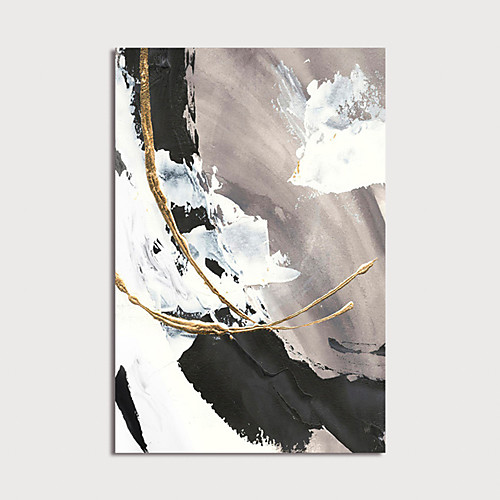 

Oil Painting Hand Painted Vertical Abstract Modern Stretched Canvas