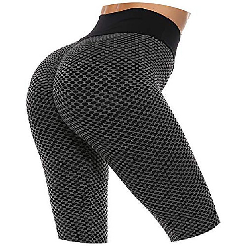 

women's ruched butt lifting leggings sexy high waist yoga pants slimming tummy control workout tights