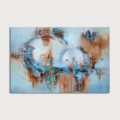 

Oil Painting Hand Painted Horizontal Abstract Modern Stretched Canvas