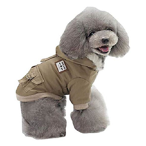 

dog winter jacket (medium, dark gray)