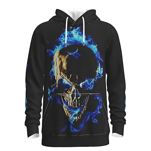 

Men's Pullover Hoodie Sweatshirt Graphic Weekend 3D Print Party Casual Hoodies Sweatshirts Black