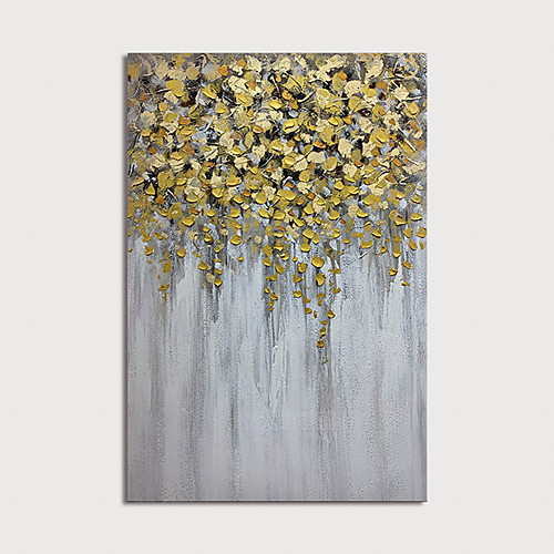 

Oil Painting Hand Painted Vertical Abstract Modern Stretched Canvas