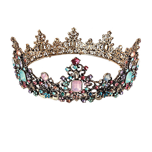 

Crystal / Alloy Tiaras with Crystal / Rhinestone 1 Piece Wedding / Special Occasion Headpiece