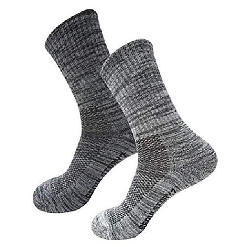 

5pack men's multi performance cushion hiking/outdoor crew socks large 5pair assortment