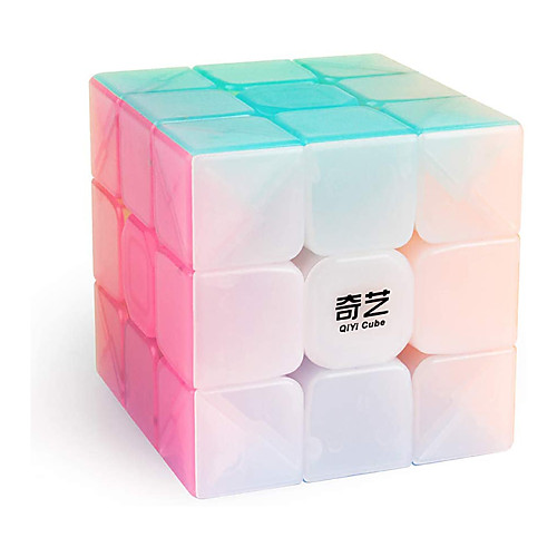 

Speed Cube Set 1 pcs Magic Cube IQ Cube QIYI 333 Speedcubing Bundle Stress Reliever Puzzle Cube Smooth Office Desk Toys Brain Teaser Jelly Kid's Adults Toy Gift