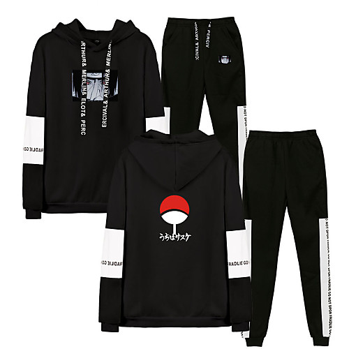 

Inspired by Naruto Cosplay Akatsuki Uchiha Itachi Pants Outfits Polyester / Cotton Blend Print Printing Pants For Men's / Women's / Hoodie / Hoodie