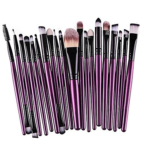 

- makeup brushes professional 20pcs/set make up brush set foundation powder eyeshadow blush eyebrow lip pincel maquiagem [purple black]