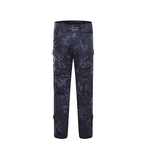 

Men's Tactical Pants Waterproof Windproof Breathable Ventilation Fall Winter Spring Camo / Camouflage Bottoms for Camping / Hiking Hunting Fishing Black Army Green Camouflage S M L XL XXL