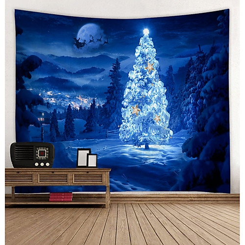 

Christmas / Classic Theme Wall Decor 100% Polyester Classic / Fantasy Wall Art, 150100 cm Decoration