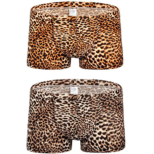 

Men's 2 Piece Print Boxers Underwear - Normal Low Waist Multi color M L XL